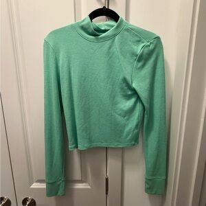 American Eagle Outfitters Mint Long Sleeve Top